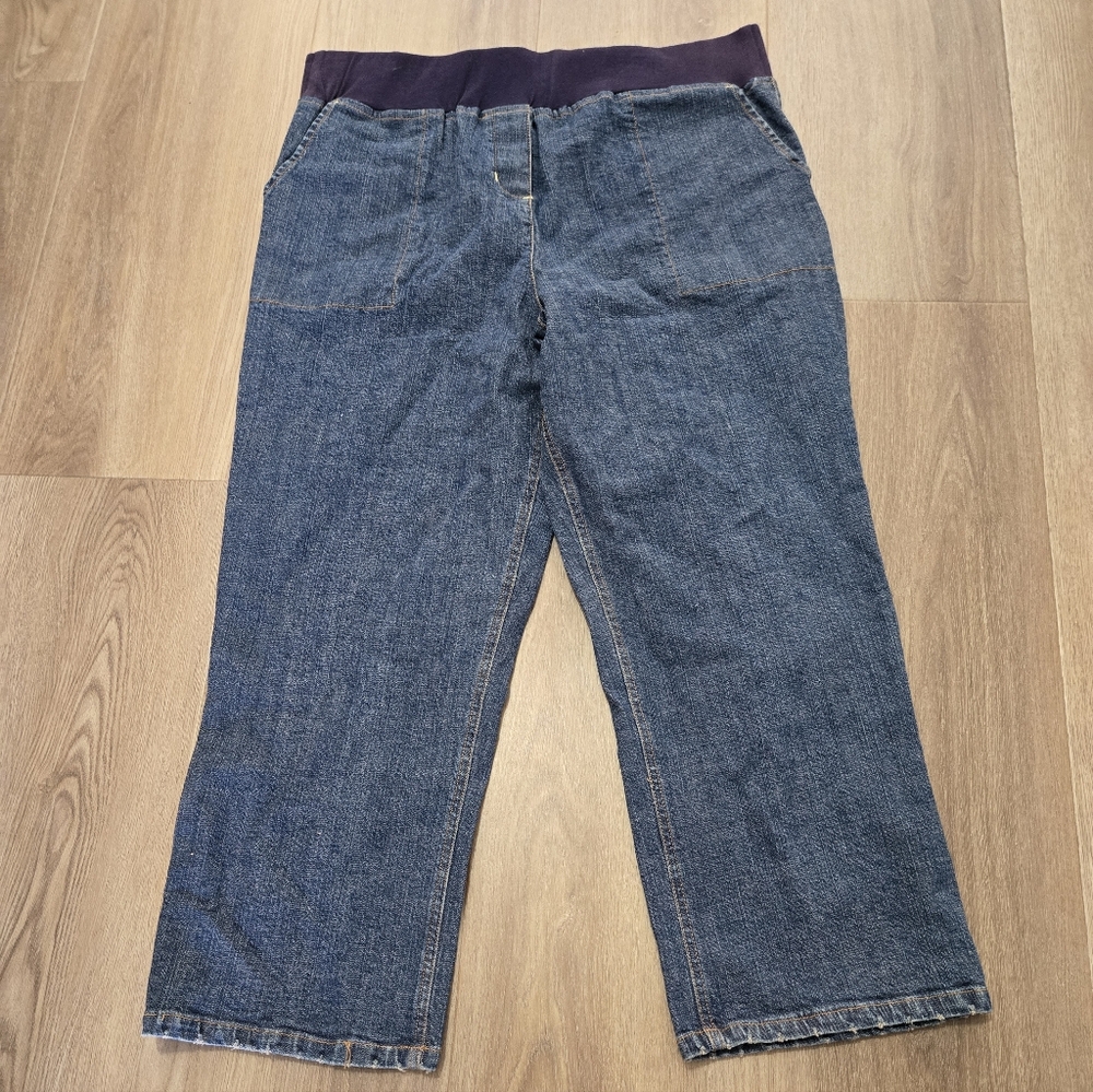Womens bundle of joy maternity Jean pants Size Large